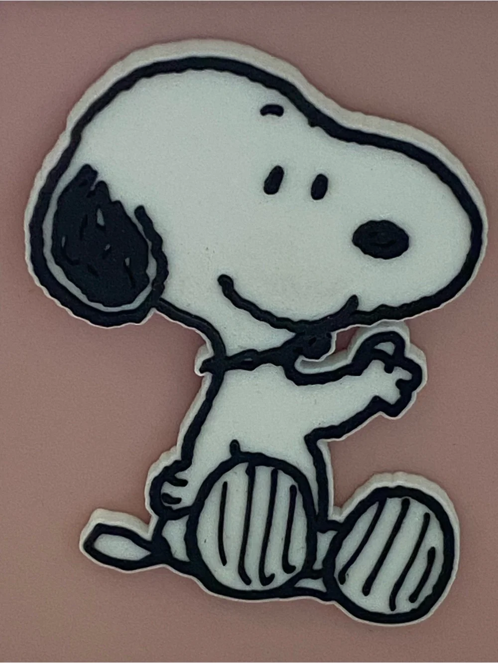 Peanuts Pink Snoopy & Woodstock Cosmetic Pouch with Cute Appliqués